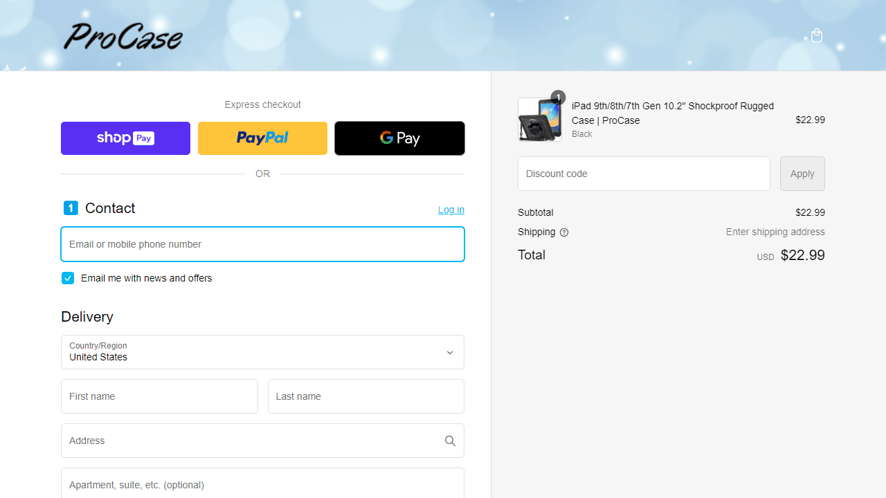 How to apply Pro Case coupon code